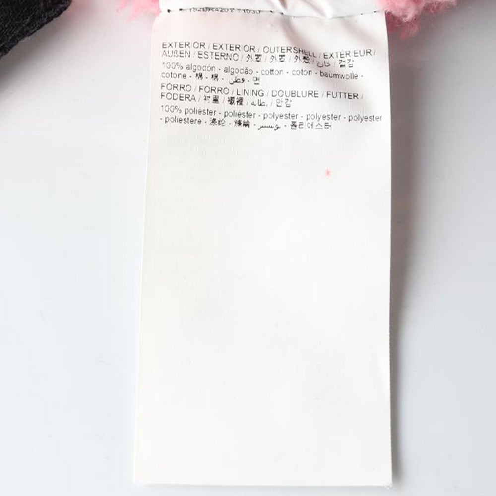 빔바이롤라 핑크 퍼안감 트럭커 블랙 데님 청자켓 상세 이미지 7