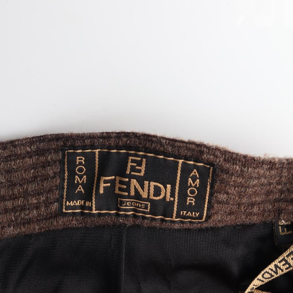 FENDI펜디 브라운 코듀로이 스커트 상세 이미지 5