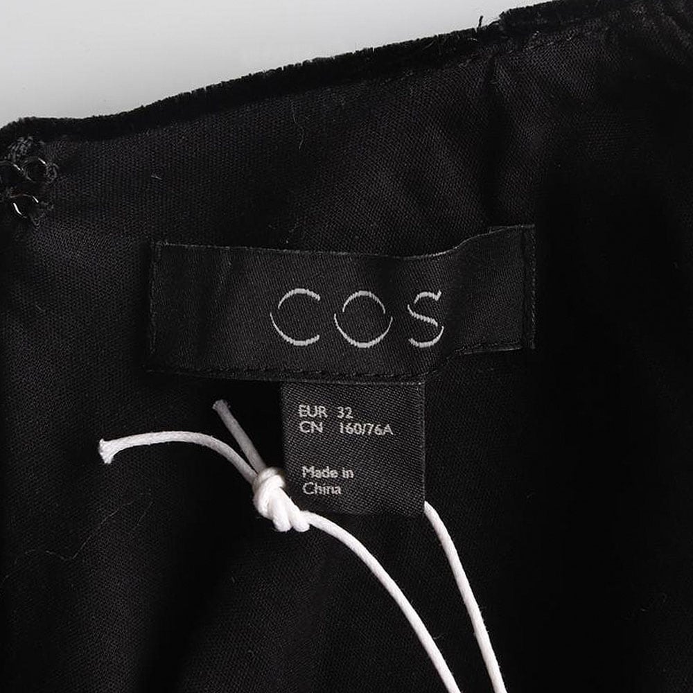 COS코스 벨벳 퍼프소매 블라우스 상세 이미지 5