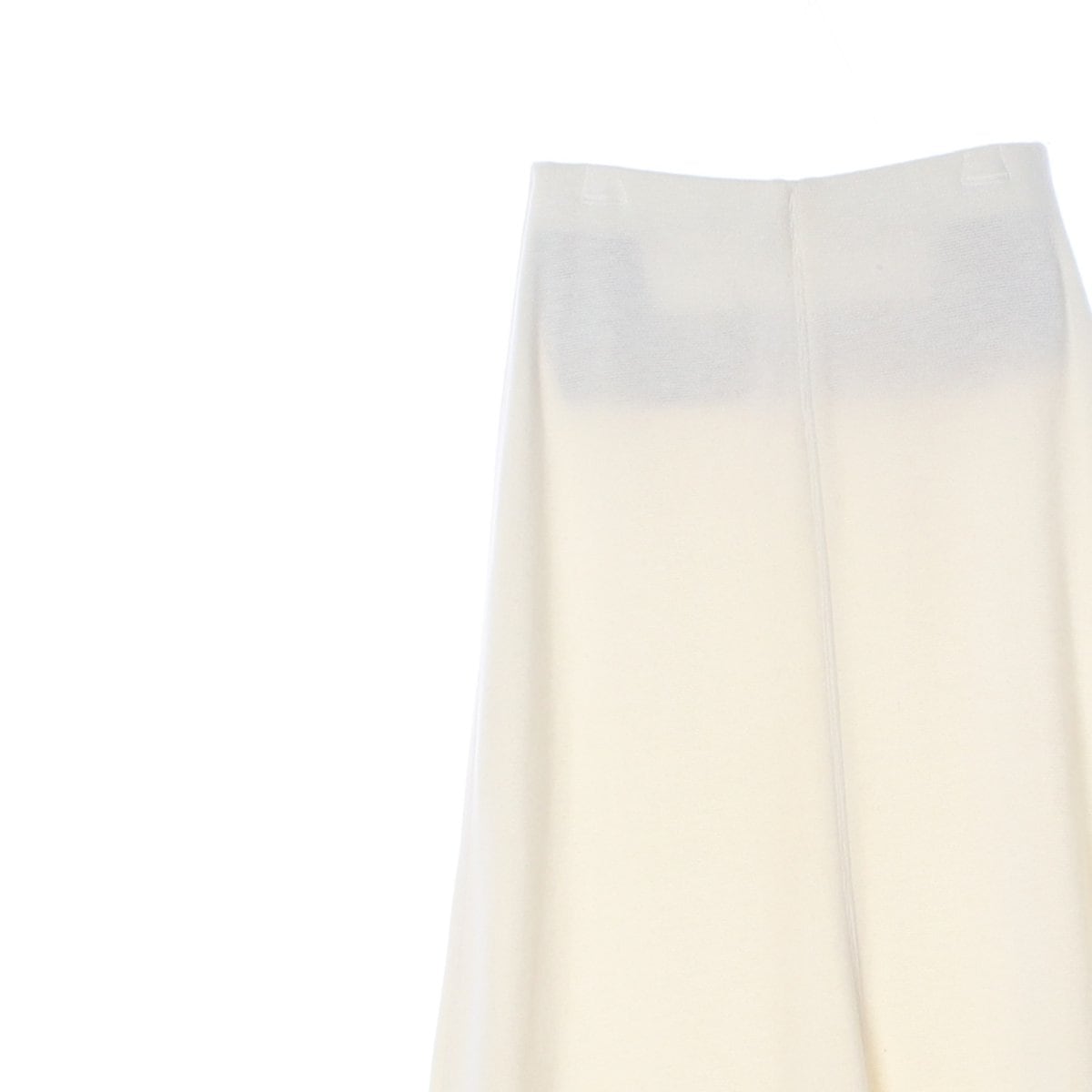 자라 아이보리 니트 밴딩 플레어 롱 스커트 상세 이미지 2