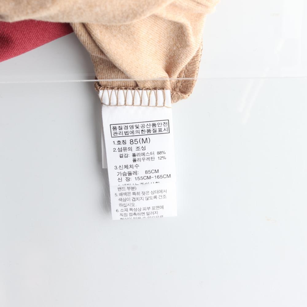 노스페이스 베이지 레드 모크넥 원피스 이미지 6