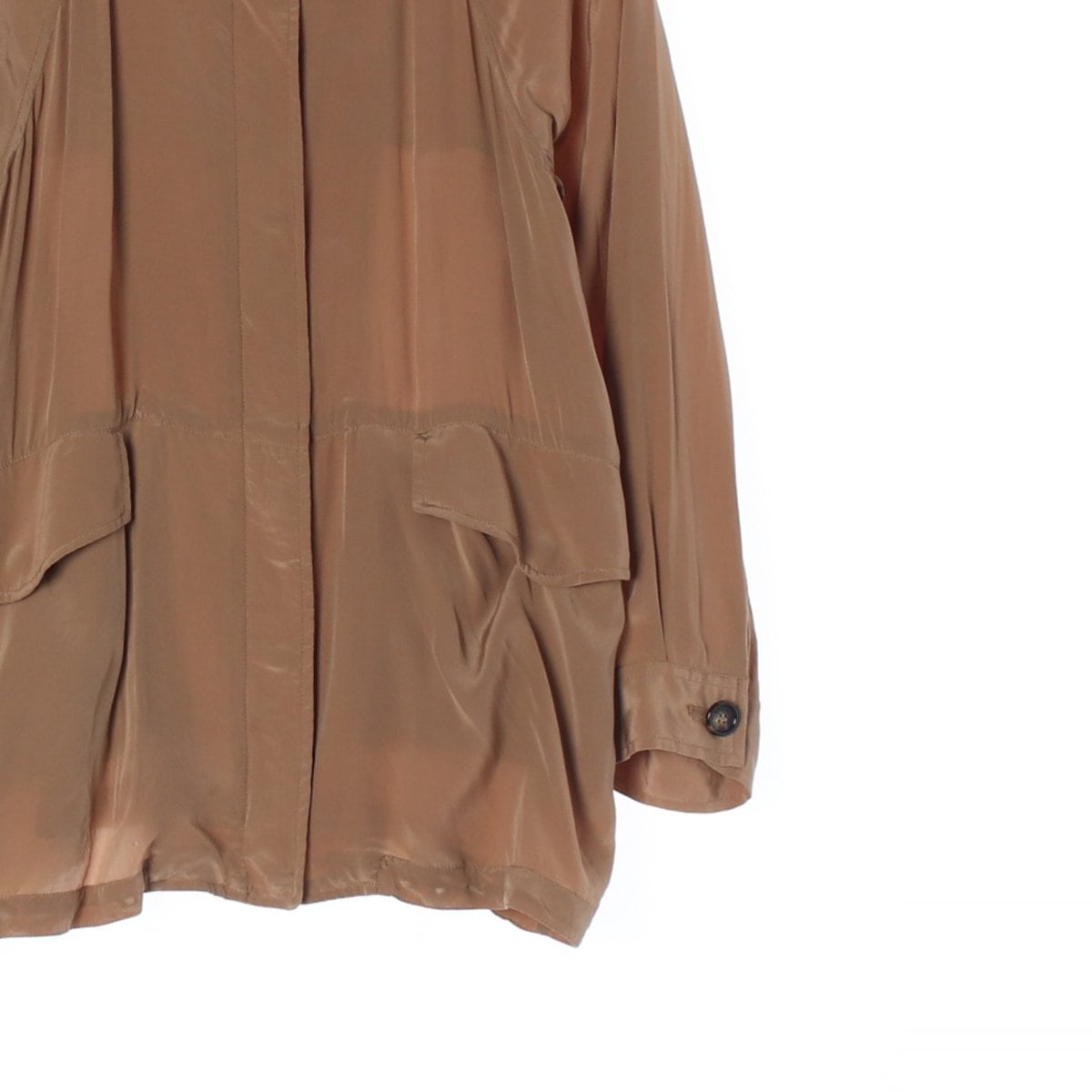 클럽모나코 베이지 유광 재킷 상세 이미지 3