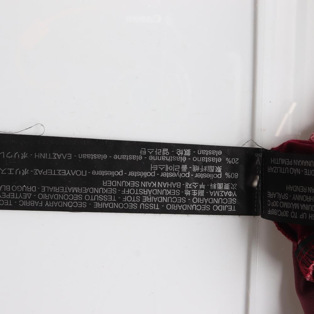 자라 레드 벨벳 브이넥 반팔 바디수트 이미지 6