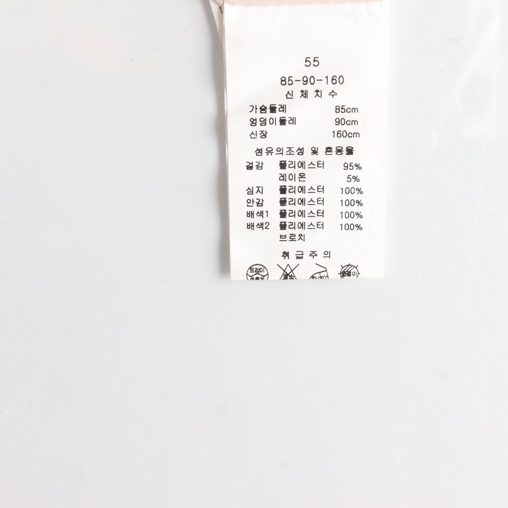 케네스레이디 크림 블랙 트위드 긴팔 드레스 원피스 상세 이미지 6