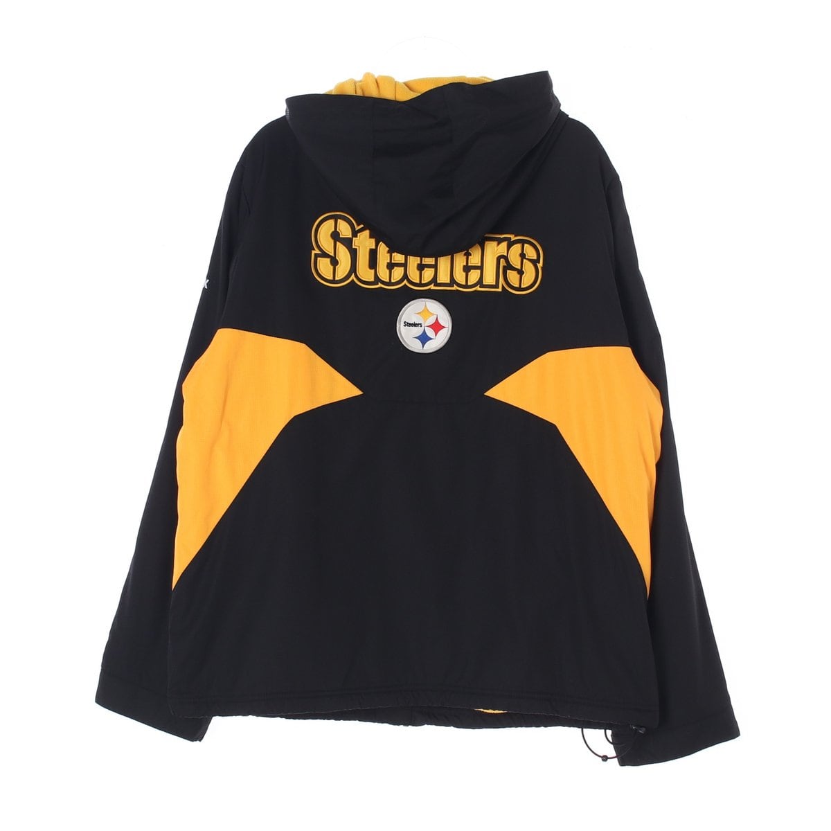 리복NFL 노랑 플리스 안감 블랙 후드 집업재킷 상세 이미지 5