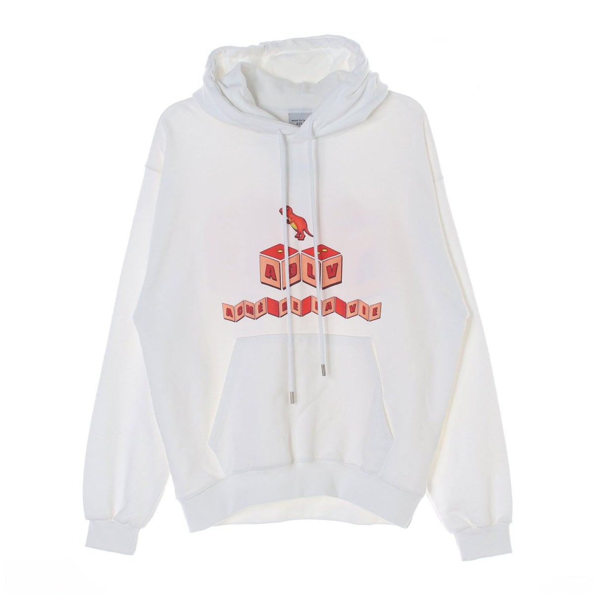 아크메드라비 화이트 후드티셔츠 상세 이미지 1