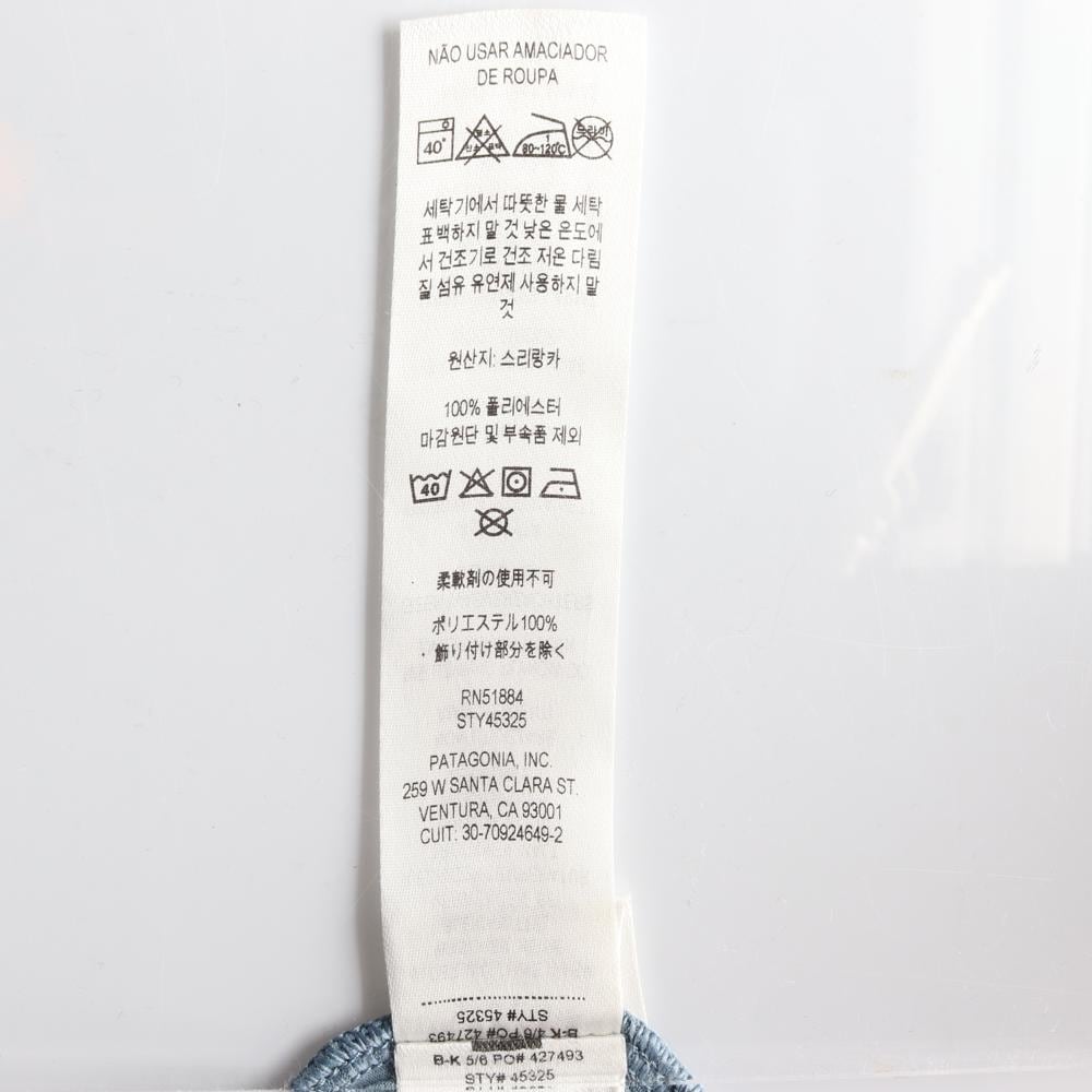 파타고니아 청록 후드 긴팔 티셔츠 상세 이미지 6