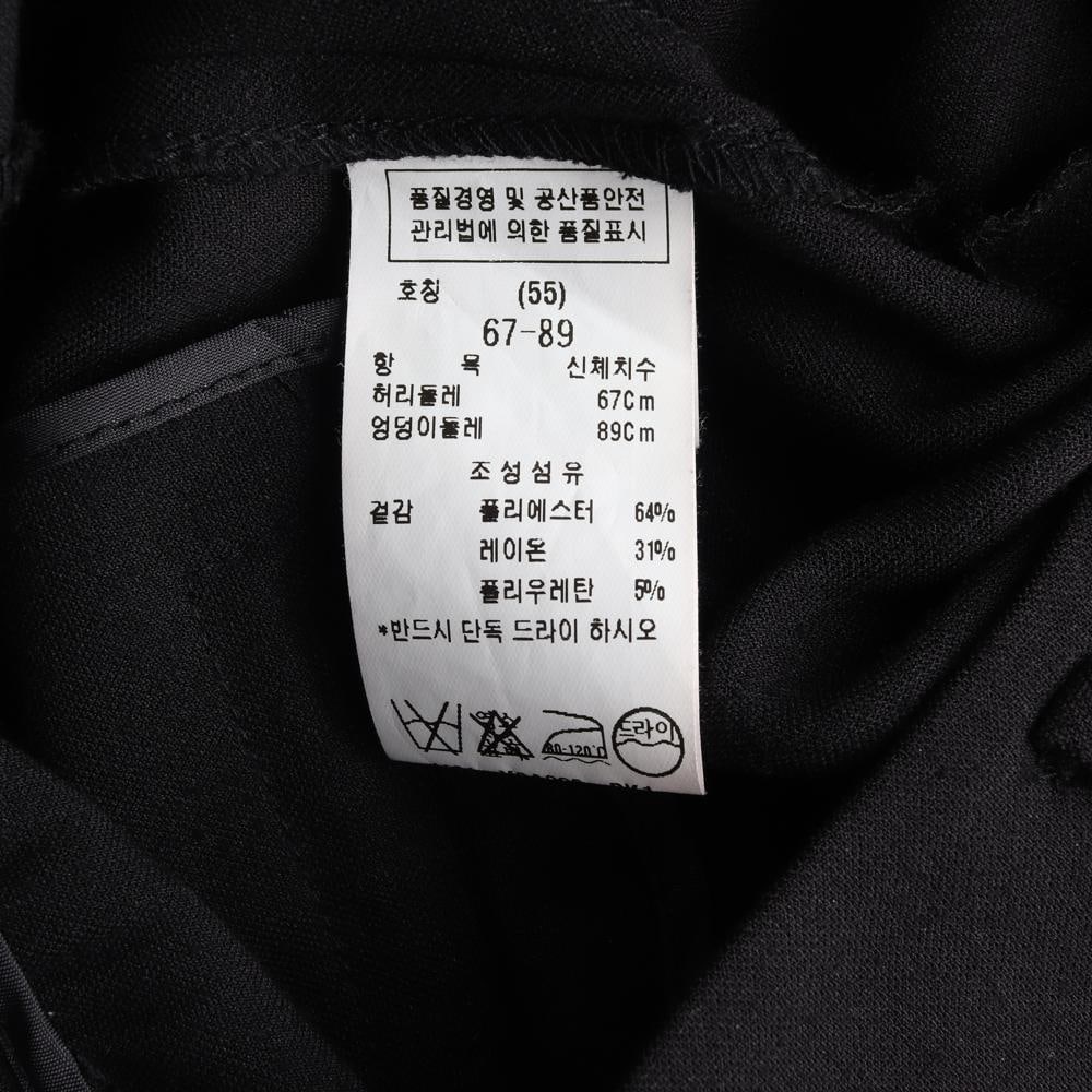 모조에스핀 블랙 와이드 슬랙스 팬츠 이미지 6