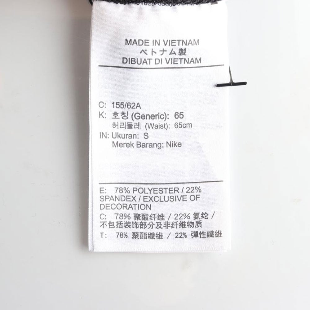 나이키 드라이핏 블랙 스우시 로고 레깅스 상세 이미지 6