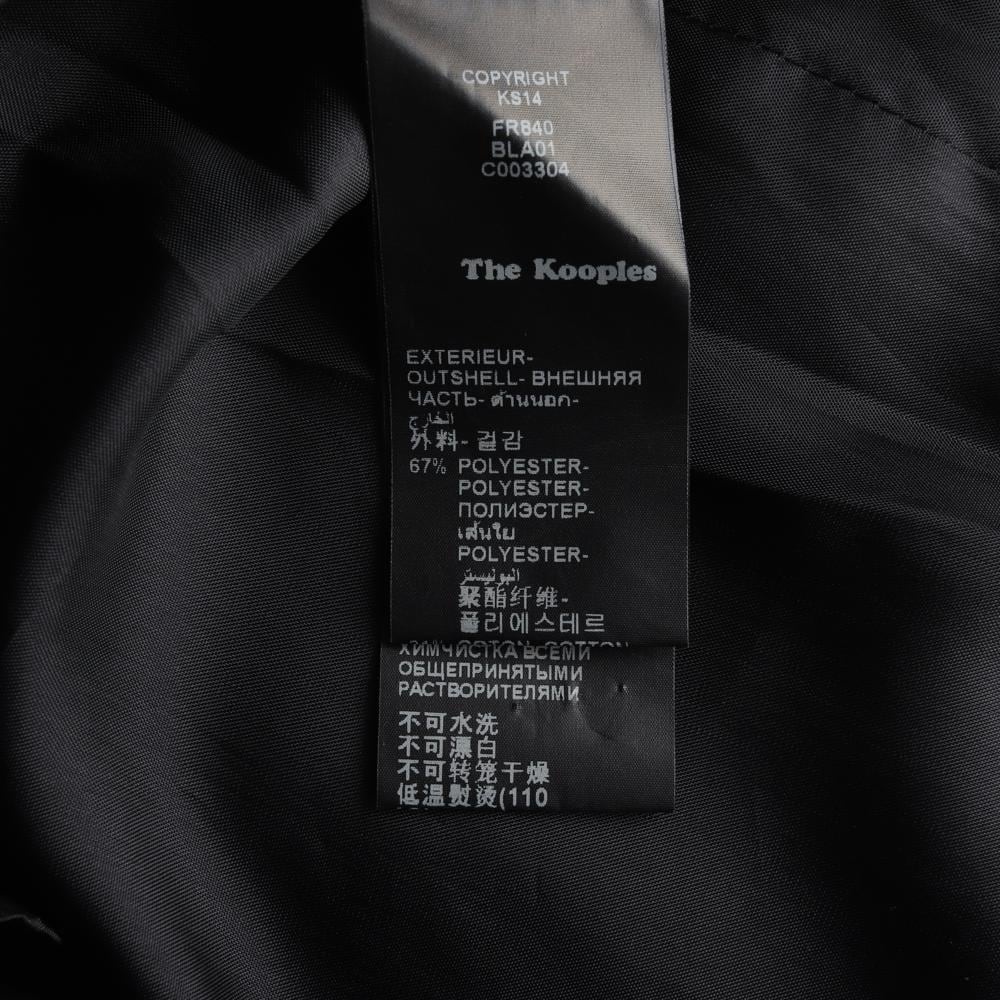 더쿠플스 블랙 플라워패턴 반팔 미니 원피스 상세 이미지 6