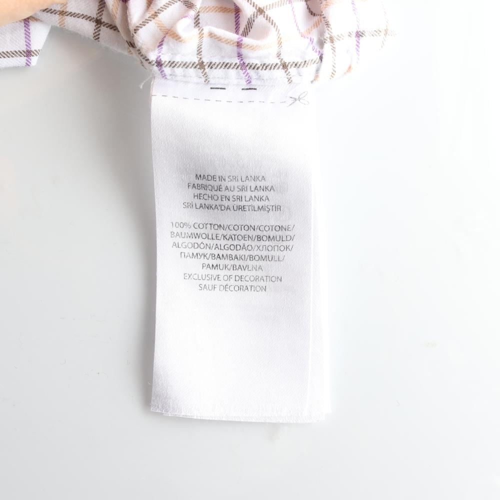 폴로 랄프 로렌 화이트 멀티 체크 클래식핏 셔츠 상세 이미지 6