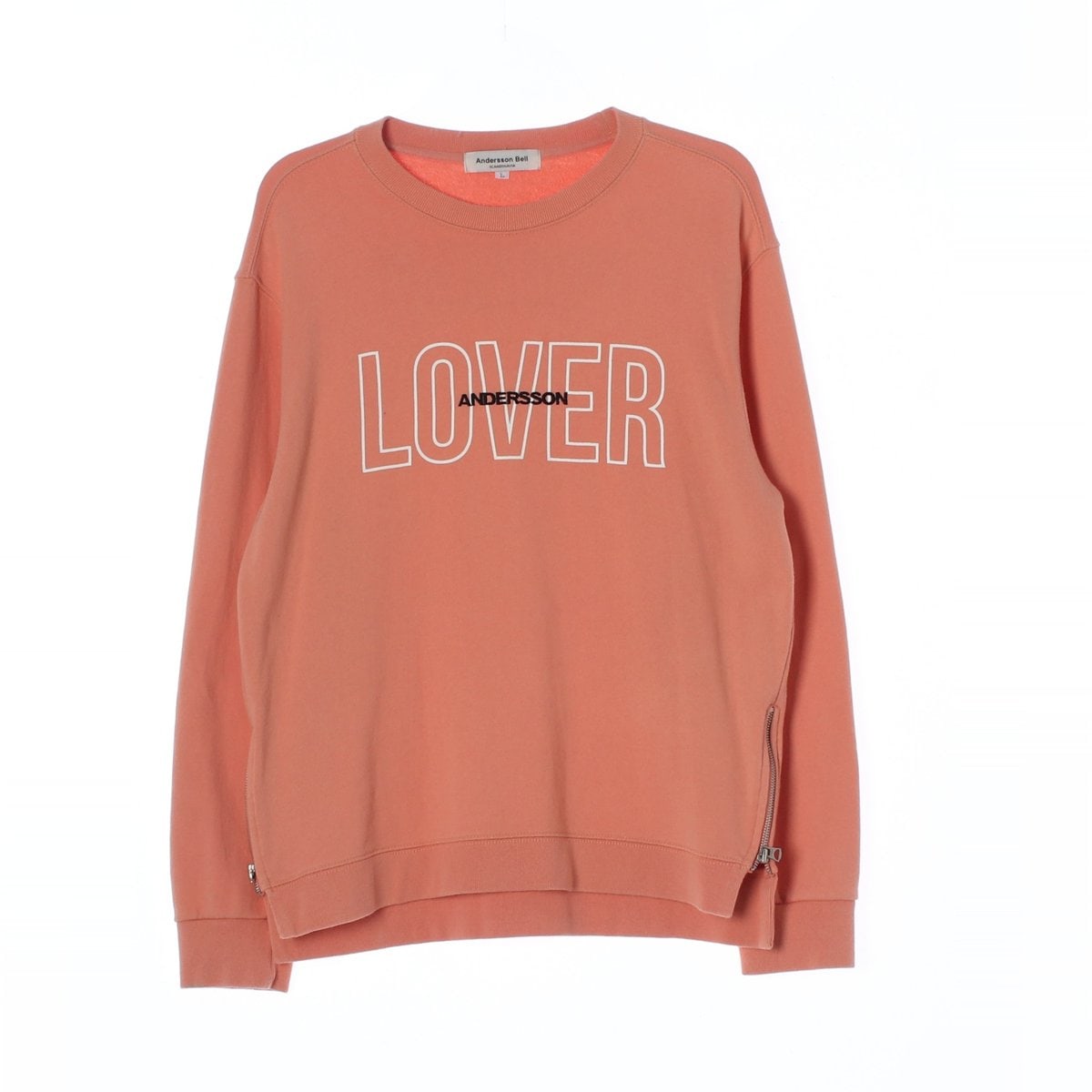 앤더슨벨 코랄 LOVER 맨투맨  이미지 1