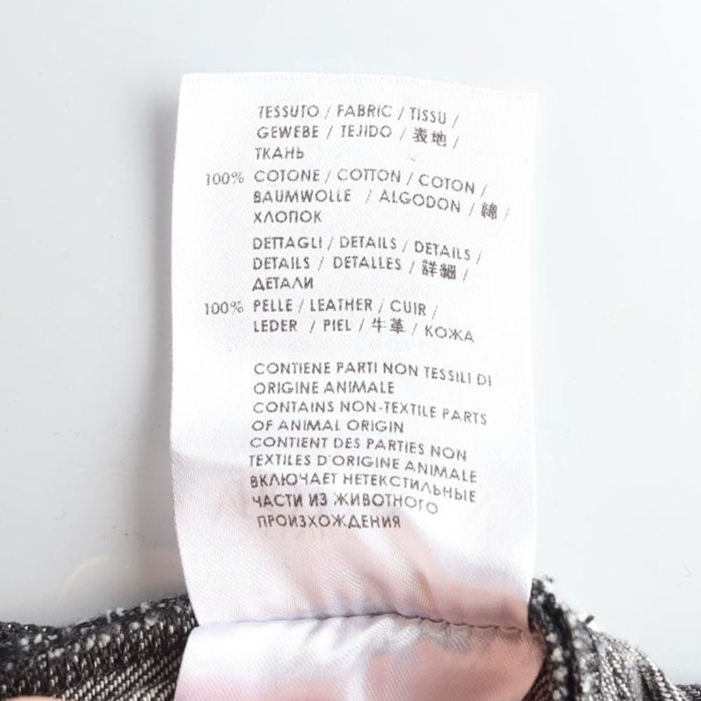 알렉산더 맥퀸 블랙 그레이 체크 데님 청바지 상세 이미지 6