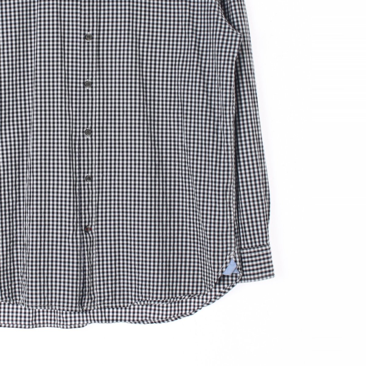 타미힐피거 블랙 깅엄체크 셔츠 이미지 3