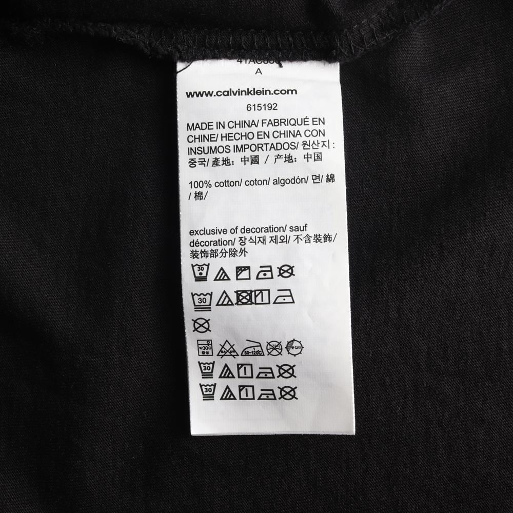 캘빈클라인 블랙 빅보로 반팔 라운드 티셔츠 상세 이미지 6