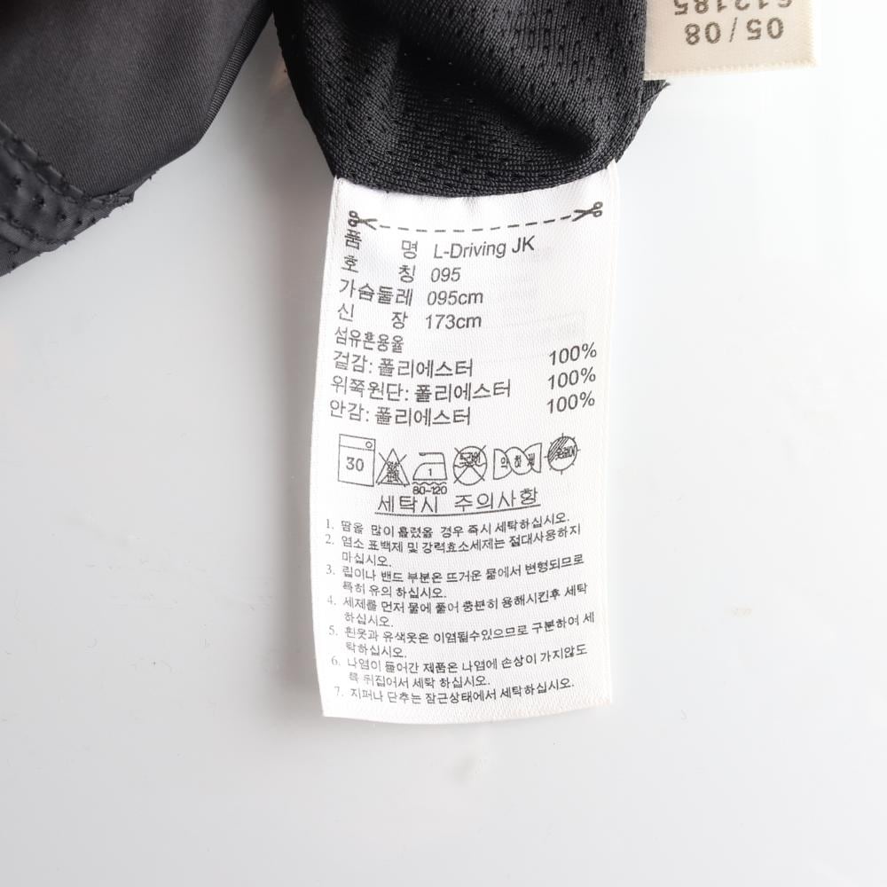 아디다스 블랙 드라이빙 바람막이 집업 재킷 상세 이미지 7