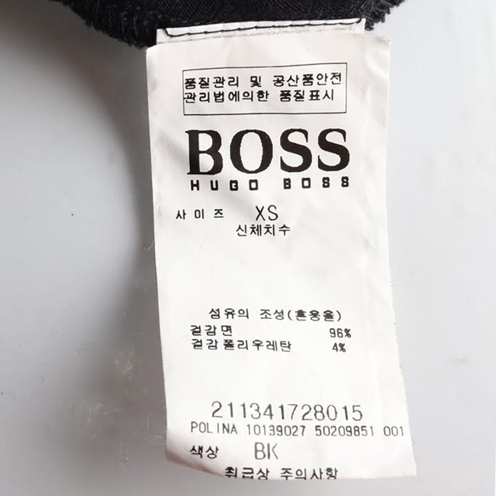 휴고 보스 블랙 긴팔 폴로 티셔츠 상세 이미지 6