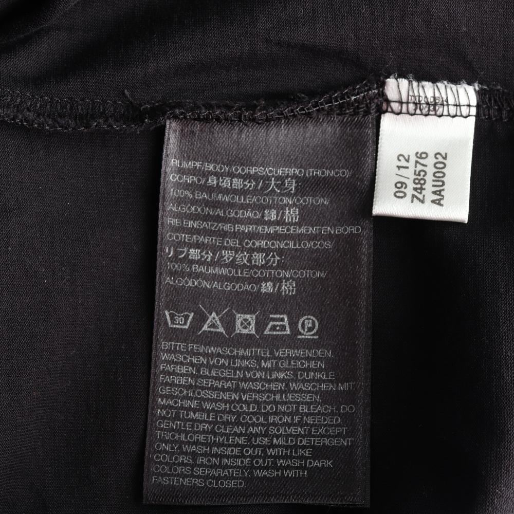 Y-3요지야마모트 블랙 반팔 라운드 티셔츠 상세 이미지 6