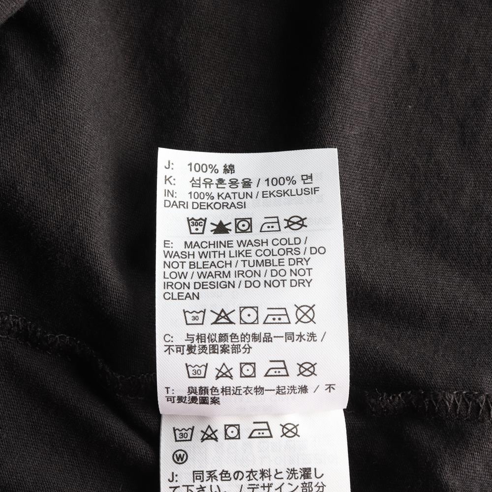 나이키 블랙 하늘색 로고 반팔 라운드 티셔츠 상세 이미지 6