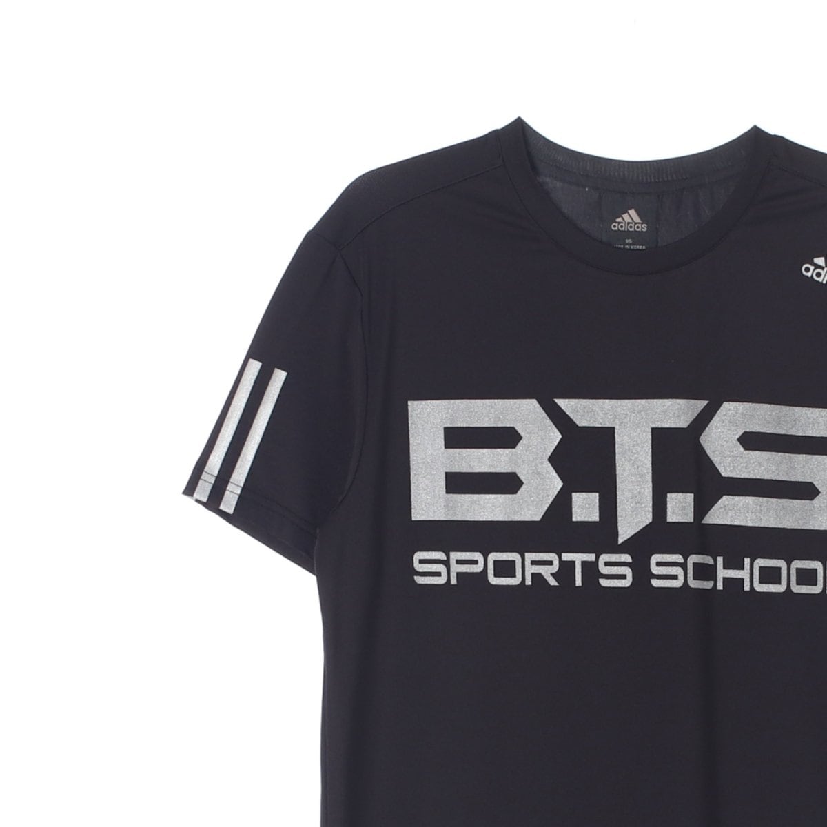 아디다스 BTS 반팔 로고 티셔츠 상세 이미지 2