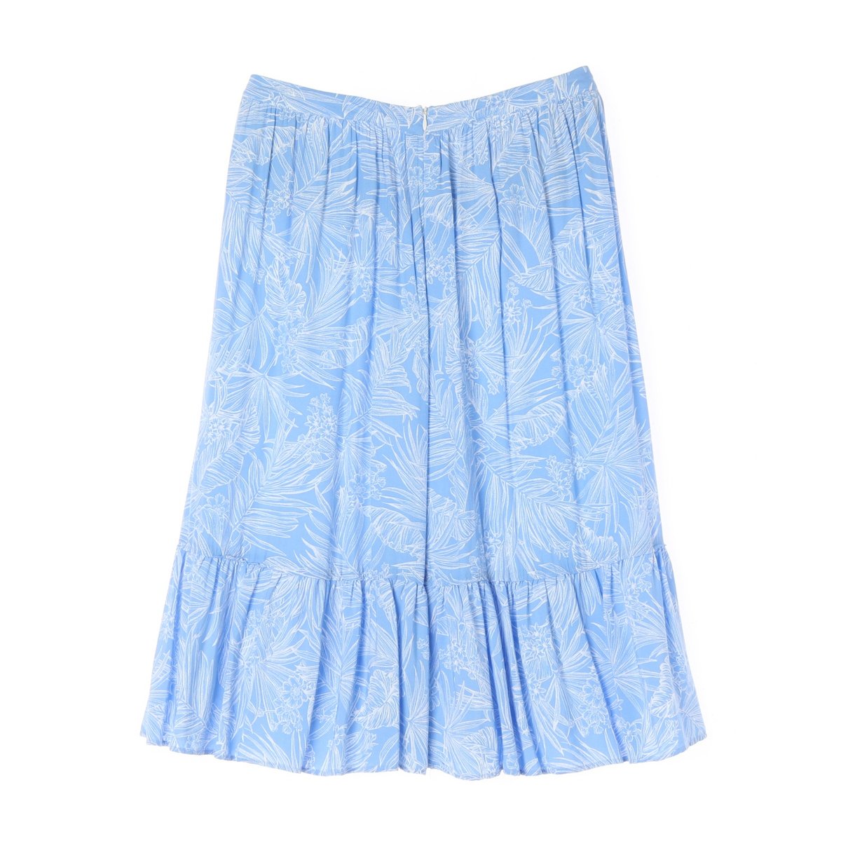 타미힐피거 블루 패턴 러플스커트 이미지 4