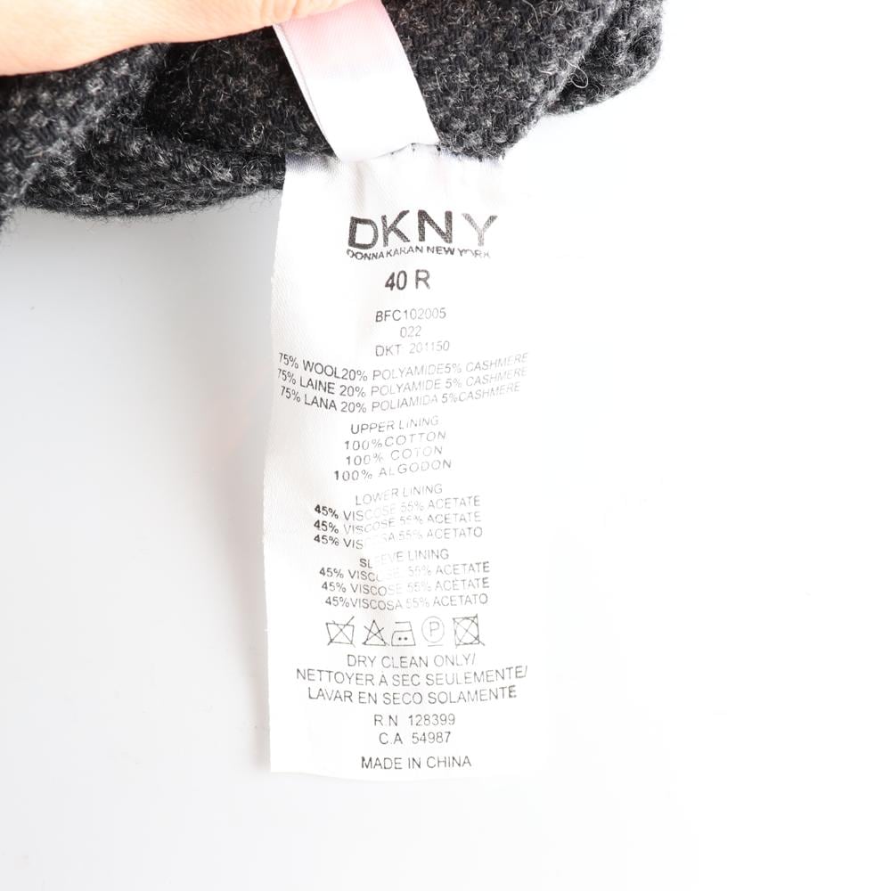 DKNY디케이엔와이 차콜 롱 싱글코트 상세 이미지 7