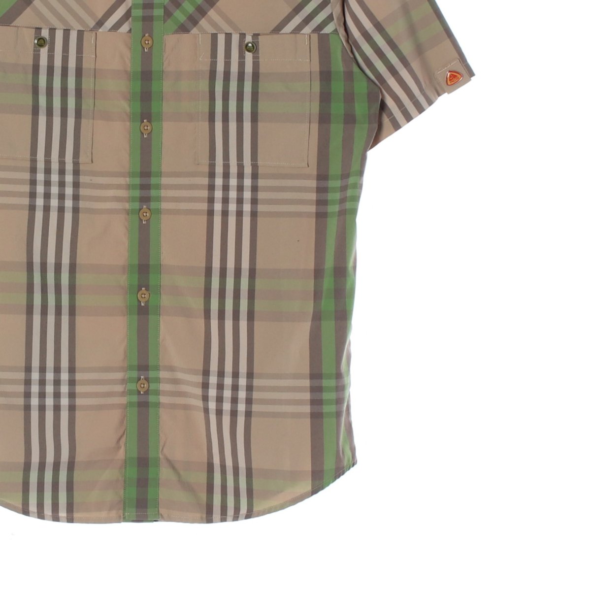 나이키ACG 베이지 체크 포켓 반팔 셔츠 이미지 3