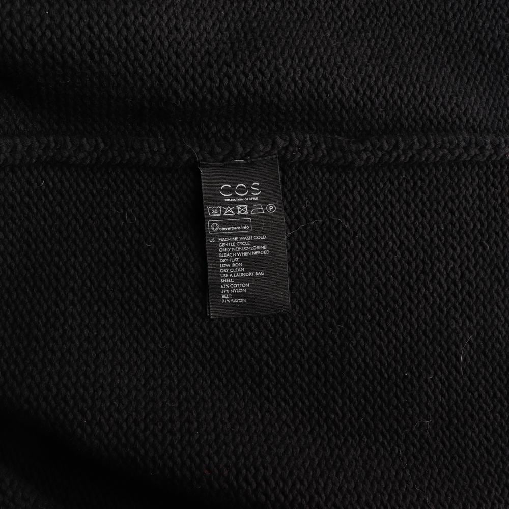 코스 블랙 오버핏 노버튼 가디건 상세 이미지 6