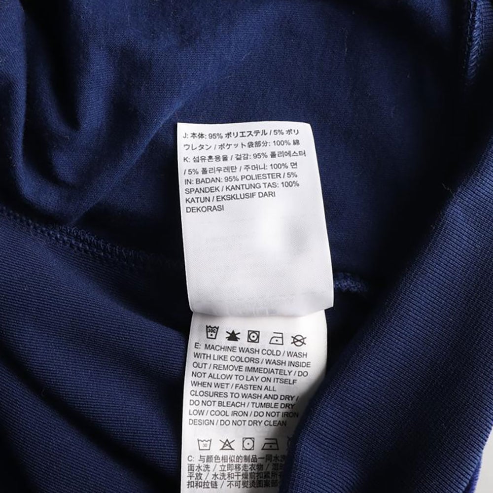 나이키 네이비 벨벳 크롭 집업재킷 상세 이미지 6