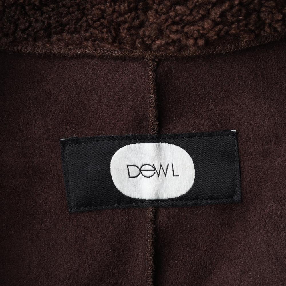 DEWL듀엘 브라운 뽀글이 플리스 롱 코트 모피코트 상세 이미지 6