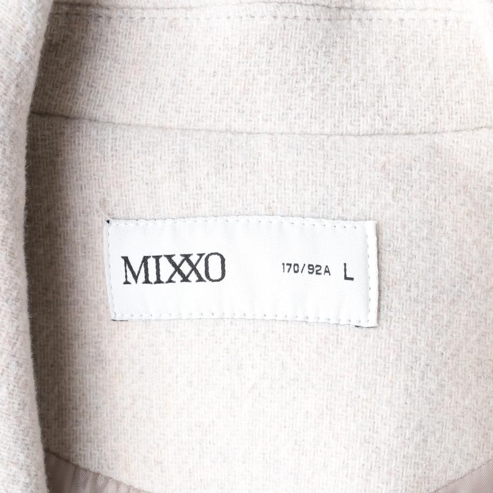 미쏘 오트밀 울블랜드 더블 롱 트렌치코트 이미지 6