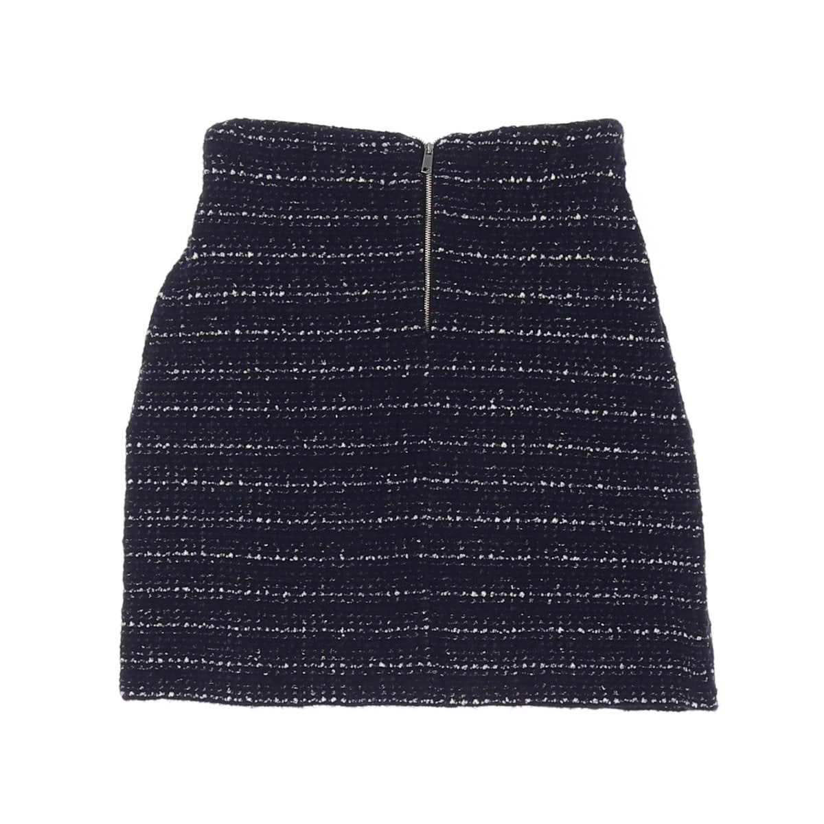 DEWL듀엘 네이비 트위드 랩 미니 스커트 이미지 4