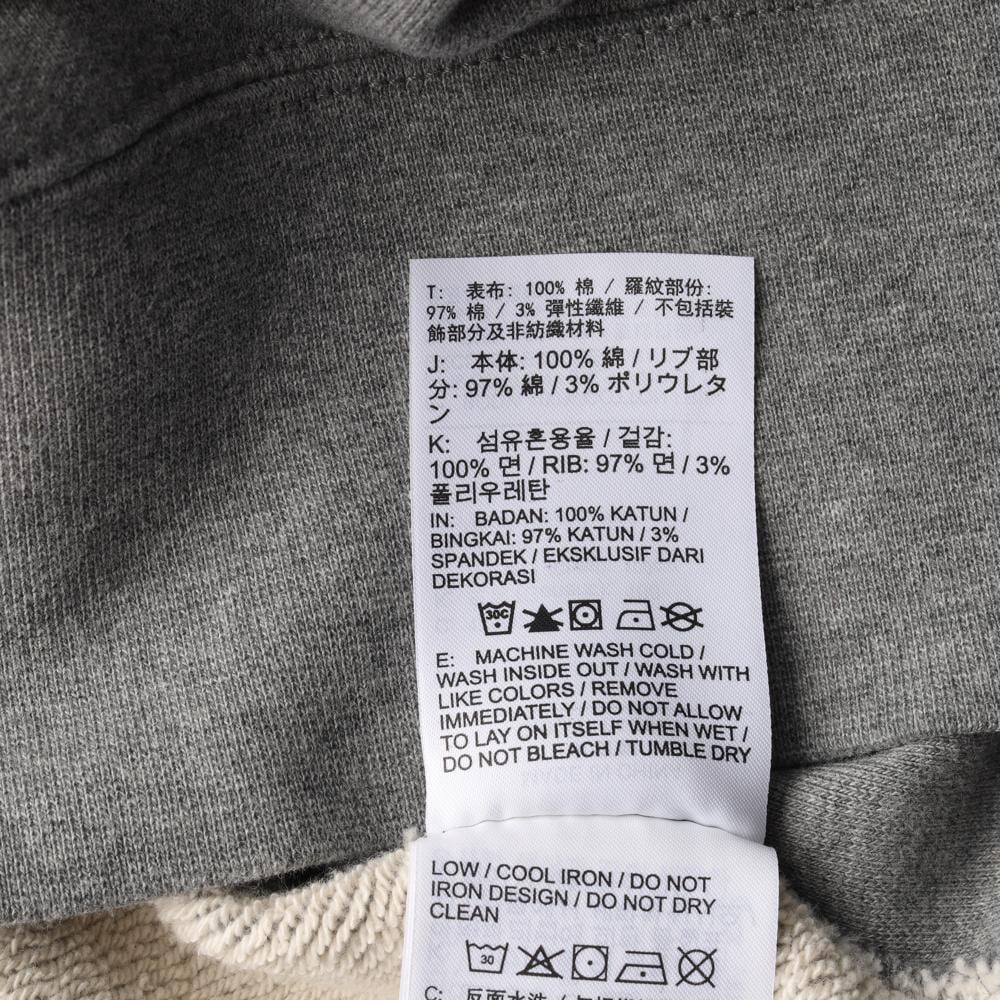 나이키 그레이 맨투맨 오렌지 프린팅 스웨트셔츠 상세 이미지 6