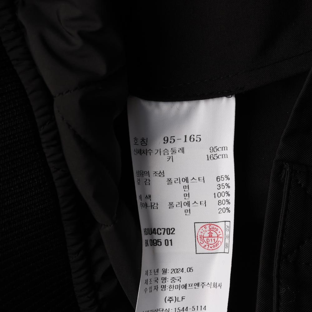 헤지스 숏 워크자켓 퀼팅 패디드 집업재킷 이미지 7