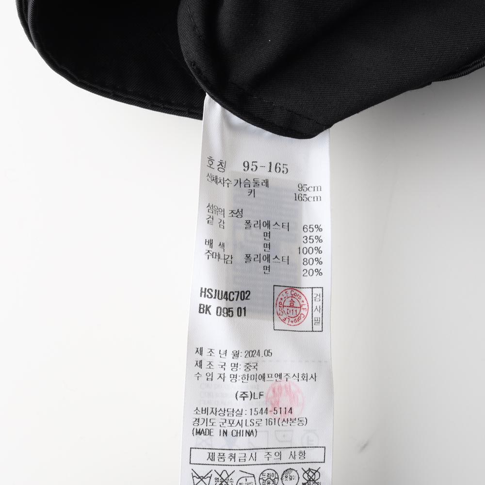 (새상품) 헤지스 24FW 워크 숏 패디드 집업재킷 이미지 7