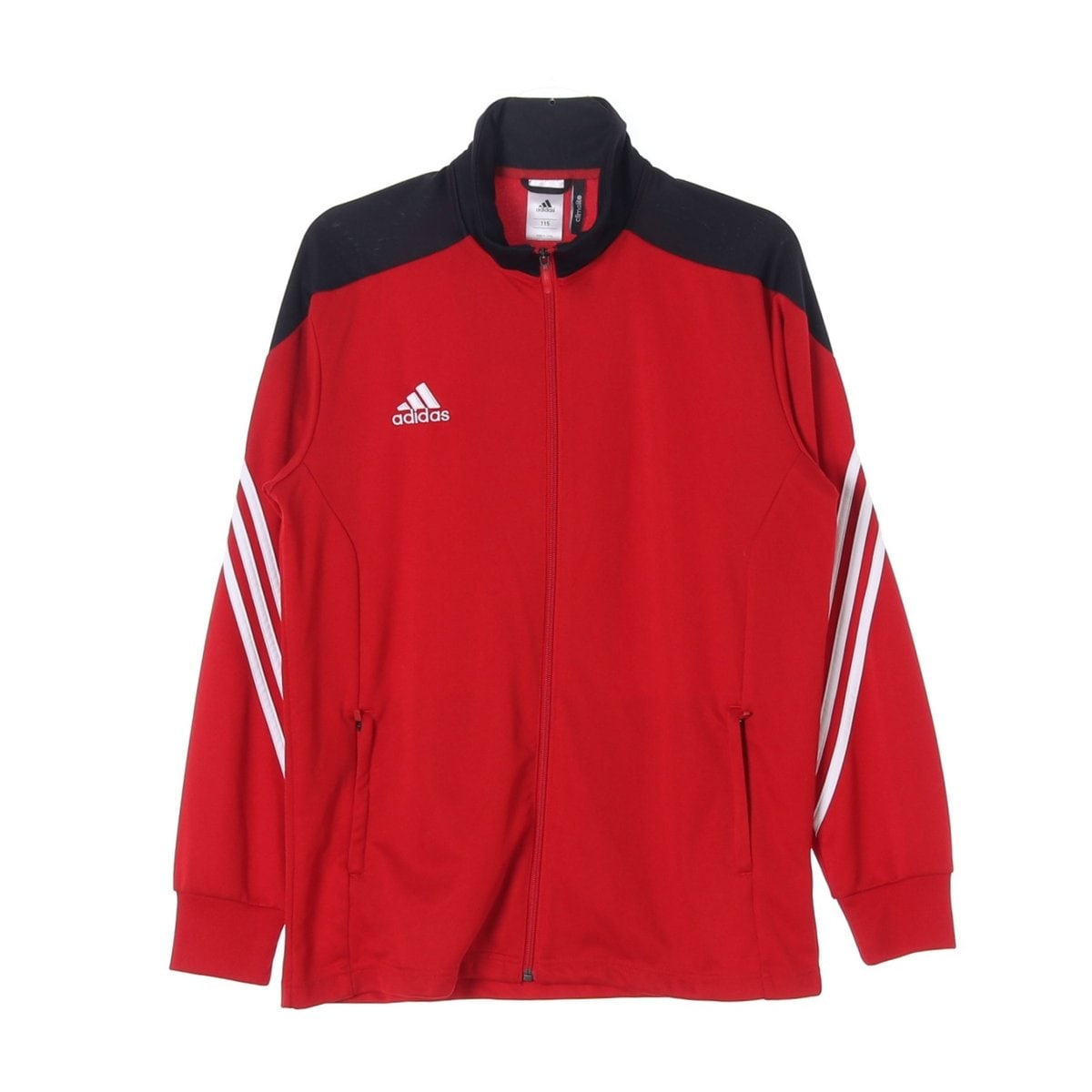 아디다스 레드 배색 풋볼 져지 트랙탑 집업재킷 이미지 1