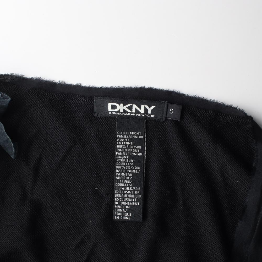 DKNY디케이엔와이 실크 코사쥬 긴팔 니트 가디건 상세 이미지 5