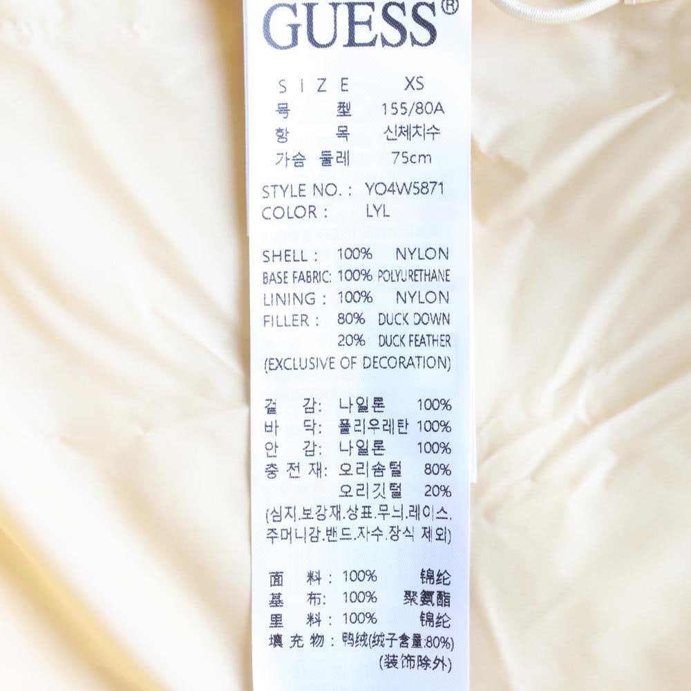 (새상품) 게스 덕다운 하이넥 숏패딩 다운재킷 이미지 7
