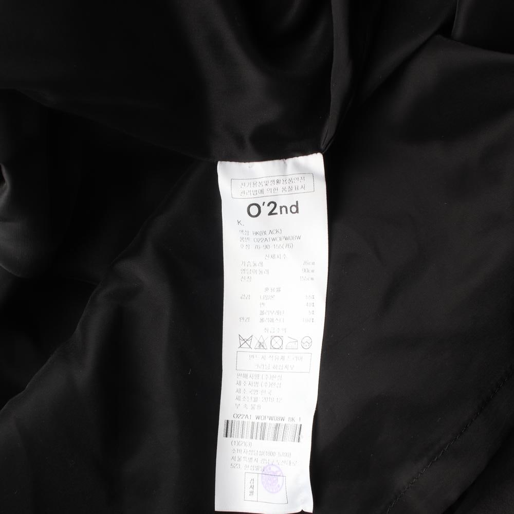 오즈세컨 블랙 빅카라 플레어 셔츠원피스 이미지 6