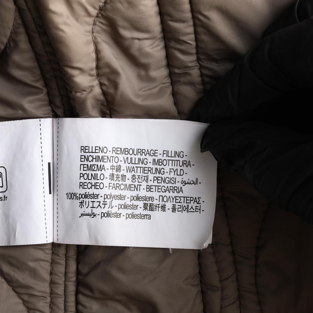 자라 브라운 배색 오버핏 하이넥 퀼팅 경량 패딩 재킷 이미지 7