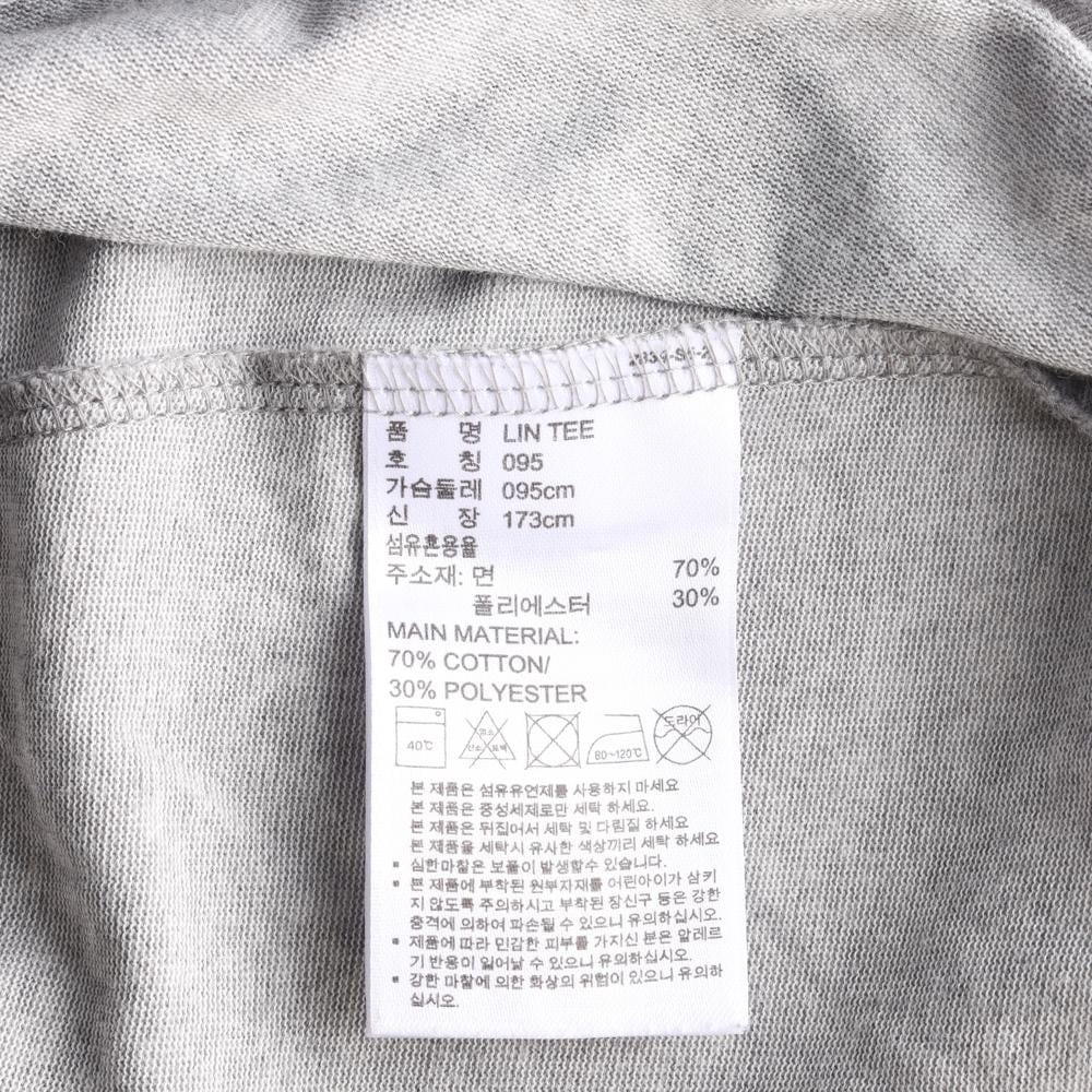 아디다스 그레이 블랙 로고 반팔 크루넥 티셔츠 상세 이미지 6