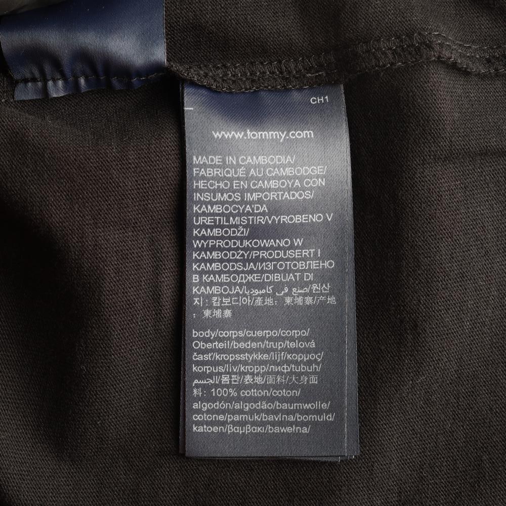 타미힐피거 자수 로고 브이넥 반팔 티셔츠 이미지 6