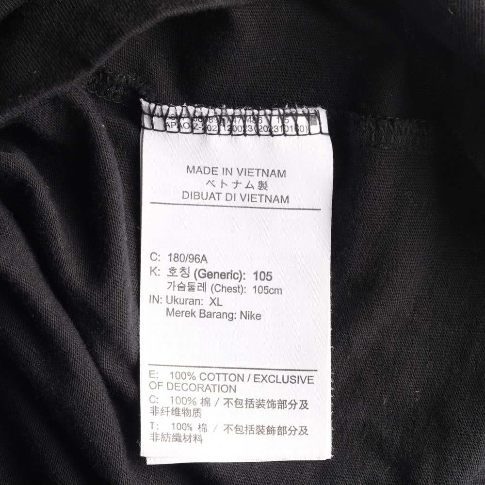 나이키 블랙 자수 로고 반팔 크루넥 티셔츠 이미지 6