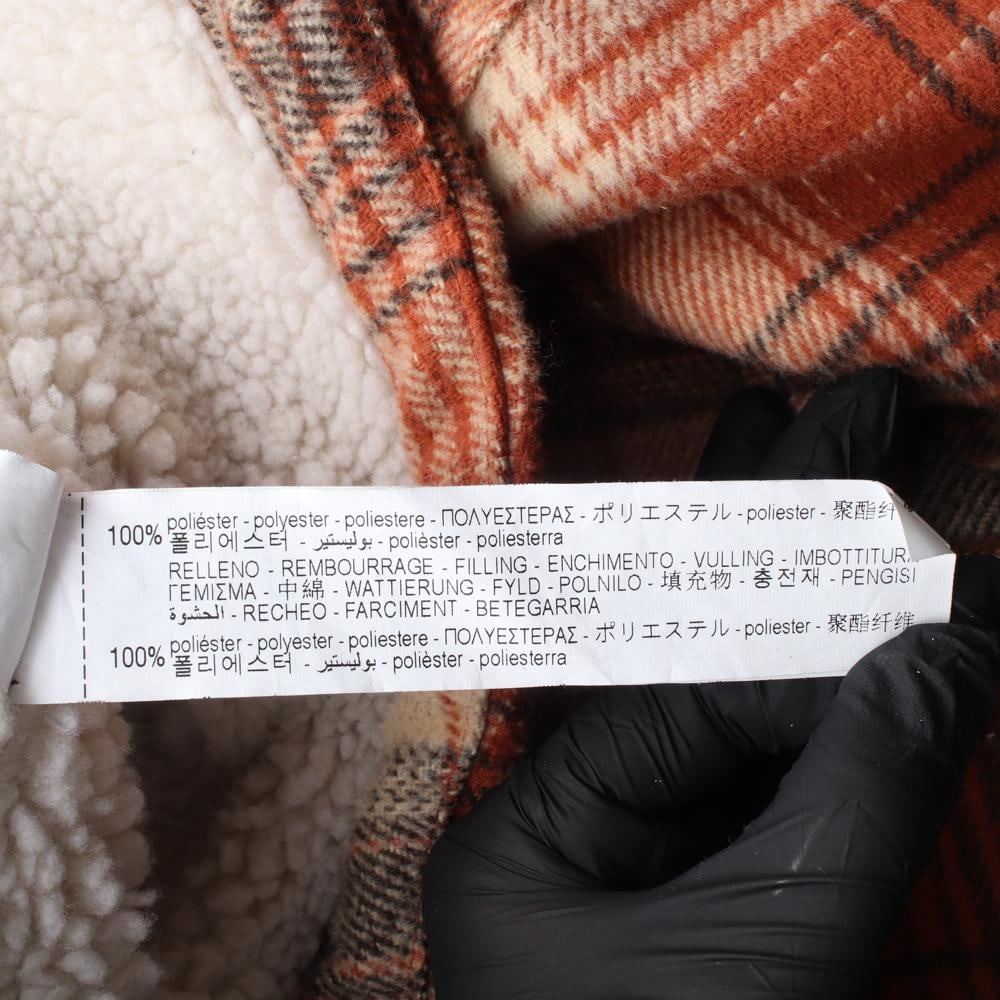 자라 양털 뽀글이 안감 체크 셔츠 셔킷 재킷 이미지 6