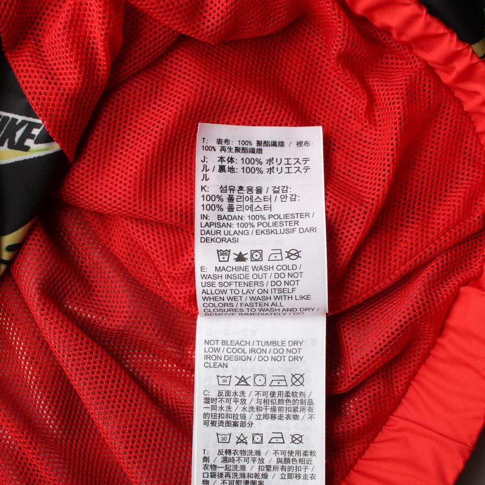 나이키 블랙 프루츠 패턴 바람막이 숏 집업재킷 이미지 7