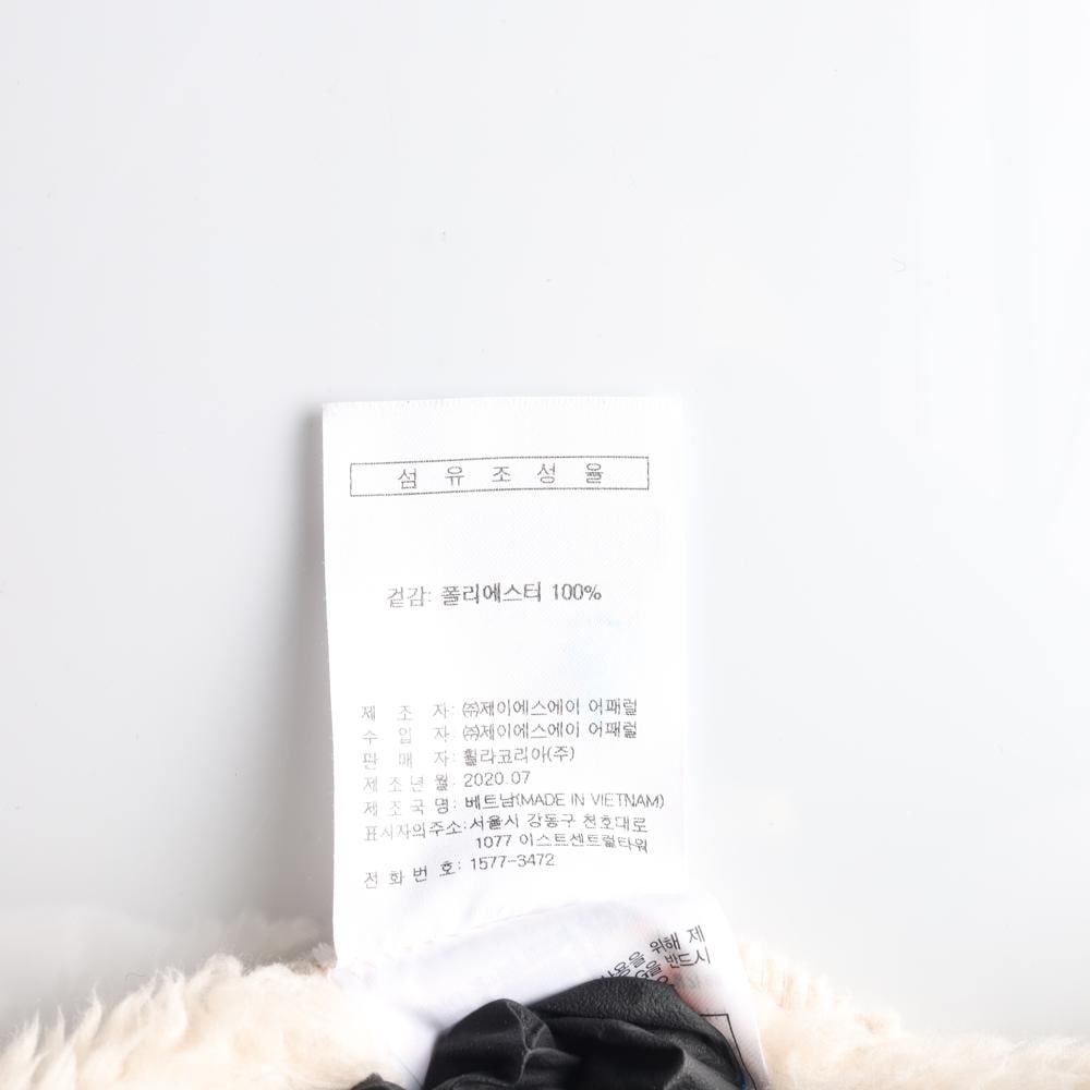 FILA휠라 베이지 플러피 플리스 뽀글이 집업재킷 점퍼 이미지 6