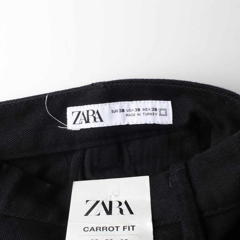 자라 핀턱 코튼 치노 슬랙스 팬츠 이미지 6