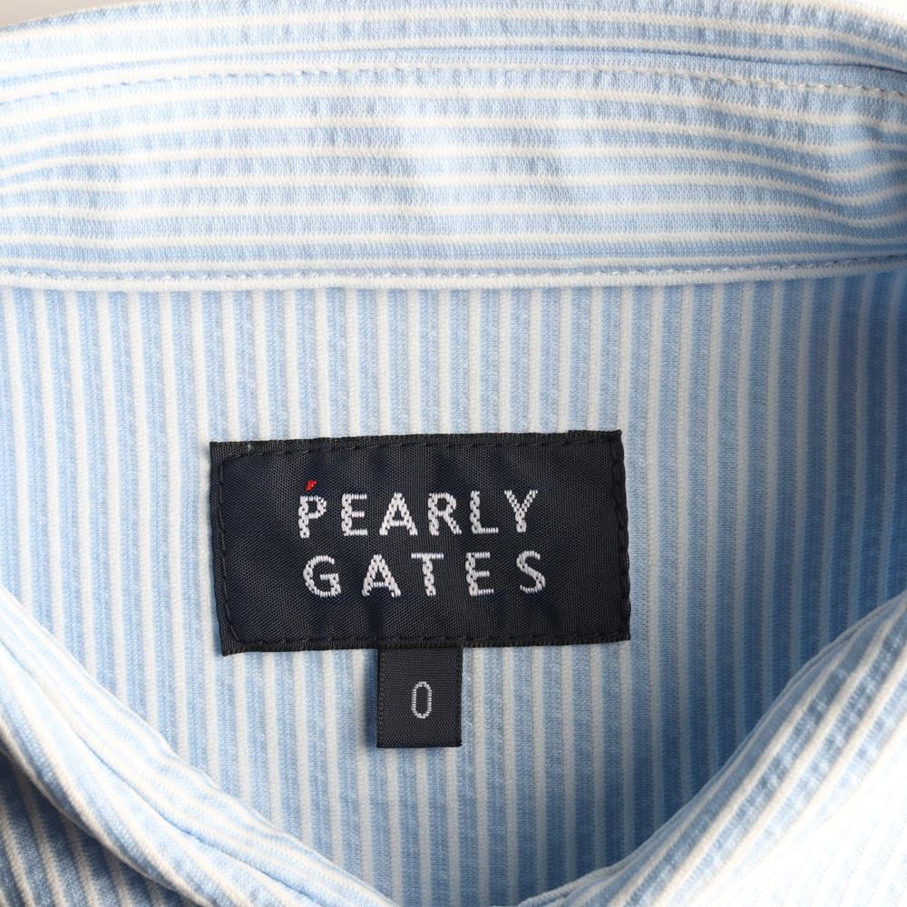파리게이츠 로고 스트랩 블루 반팔 pk 카라 폴로 티셔츠 상세 이미지 5