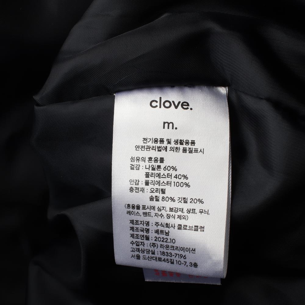 클로브 덕다운 패딩 아노락 후드 다운재킷 이미지 6