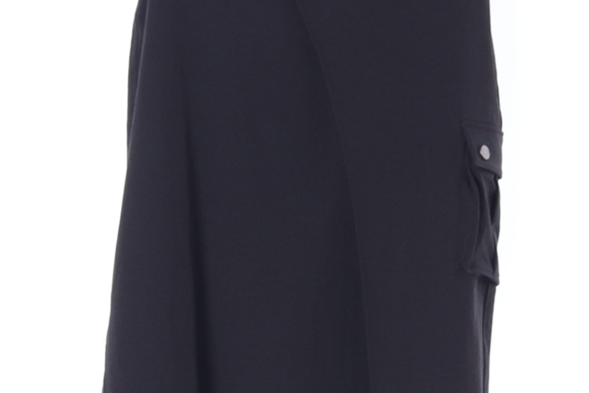 미스치프 차콜 카고 랩 롱 스커트 상세 이미지 3